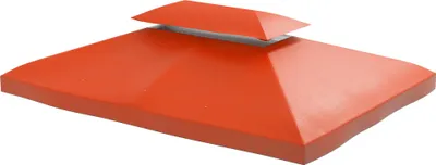 Obrázek produktu pro Náhradní střecha pavilonu 3x4m pro kovový pavilon zahradní pavilon párty stan polyesterový zahradní stan v rezavě červené barvě