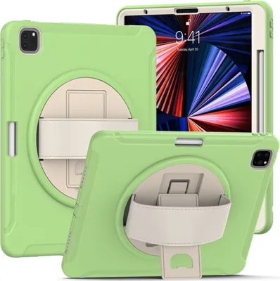 Immagine prodotto di Custodia per iPad Air 5/Air 4/Pro 11" con supporto e stilo Verde