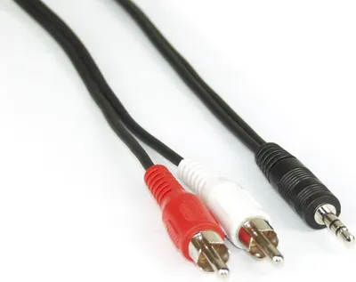 Zdjęcie produktu dla InLine® 89939 Kabel RCA/jack, 2x wtyk RCA na wtyk jack 3,5 mm, 2 m