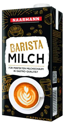 Produktbild von Naarmann Barista Milch ultrahocherhitzt Milcherzeugnis Packung 1000ml