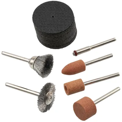 Productafbeelding van Solidchoice - Set van 21 Slijpstenen en Borstels voor Multitool