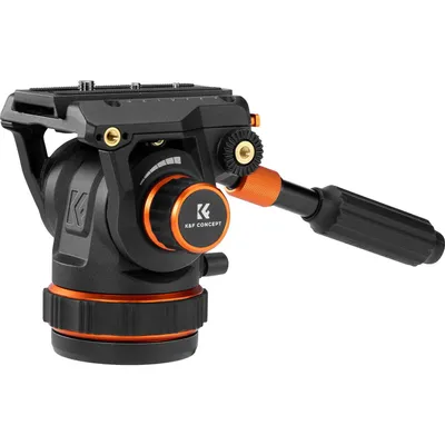 Image de K&F CONCEPT : Tête fluide professionnelle pour trépied, avec réglage à 360°