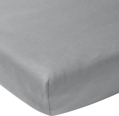 Produktbild von Meyco Jersey Spannbettlaken Grey 90 x 200 cm