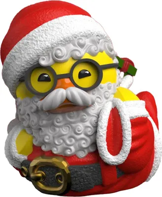 Immagine prodotto di Numskull - Mini papera di gomma "TUBBZ", Nikolaus CD1427 (taglia unica) (rossa)