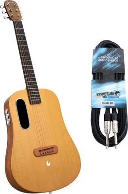 Zdjęcie produktu dla Gitara Lava Music ME Air Spruce 36 cali Woodgrain Brown z kablem