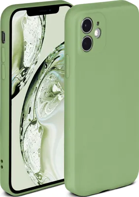 Produktbild von Soft-Case für iPhone 12, Farbe:Bambusgrün