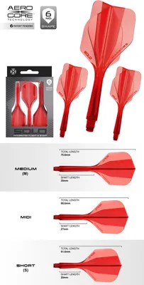 Produktbild von Harrows Solo 6 Flights red medium