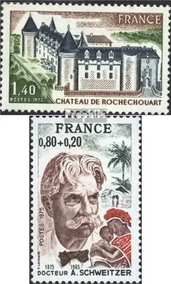 Produktbild von Briefmarken Frankreich 1975 Mi 1900,1901 (kompl.Ausg.) postfrisch Tourismus