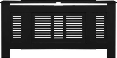 Produktbild von VDD Heizkörperverkleidung - Heizungsverkleidung - breit variabel - 140 bis 190 cm - Schwarz