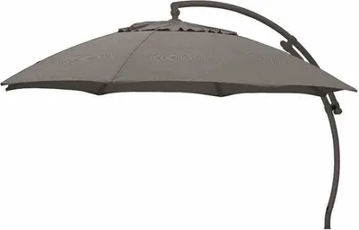 Produktbild von Ampelschirm Easy Sun Ø 375 cm, anthrazit / grau-meliert Bezug grau-meliert, 100% Olefin