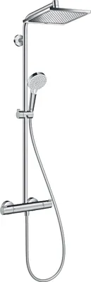 Immagine prodotto di Set sistema doccia hansgrohe Crometta E 240 con termostato, soffione a pioggia e doccetta, 1 pz.