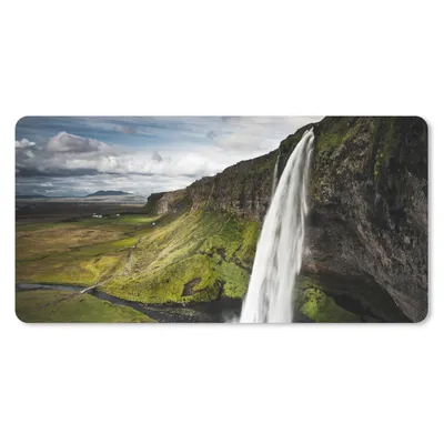 Produktbild von MuchoWow® Mauspad Mousepad Wasserfall - Berg - Dschungel 60x30 cm - Mousepads - Maus Mat - Pad - Mausunterlage - Nachhaltig