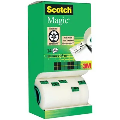 Produktbild von Scotch Klebefilm Magic 810 19 mm x 33 m 14 Rollen