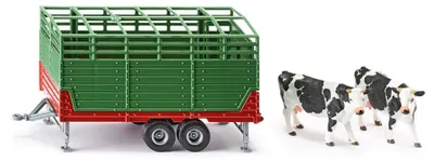 Productafbeelding van Siku vee-aanhanger met twee koeien, landbouw; 2875