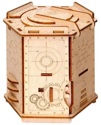 Produktbild von Escape Welt Fort Knox Pro Puzzle Box Brettspiel 12 Cm Golden Kinder Golden One Size