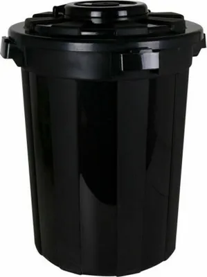 Image de Poubelle Dem Hop noir 70 L (3 pièces)