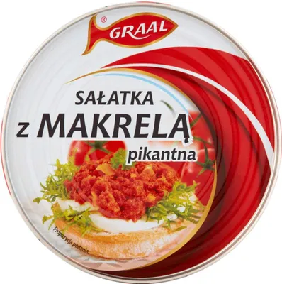 Zdjęcie produktu dla GRAAL Sałatka z makrelą pikantna 300 g