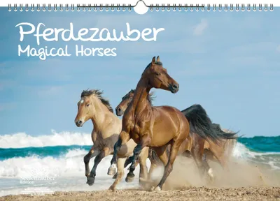 Produktbild von Pferdezauber Immerwährender Kalender DIN A3 Pferde und Fohlen - Seelenzauber