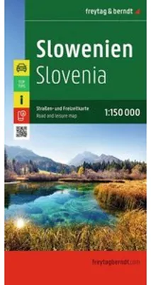 Image de Slovénie, carte routière et de loisirs 1:150.000, freytag & berndt
