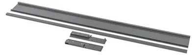 Produktbild von GTV AXIS PRO Set für niedrige Innenschublade (Panel H=110 + Verbinder), anthrazit – Höhe: 110; Breite: 1200; Farbe: anthrazit | Högert Technik
