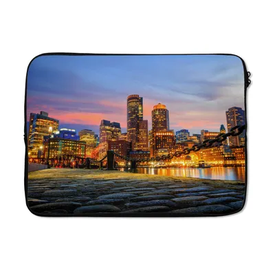 Produktbild von MuchoWow® Laptop Hülle 14 ZollLicht - Wasser - Architektur Laptoptasche - Laptoptasche - Stoßsicher - Schutzhaube