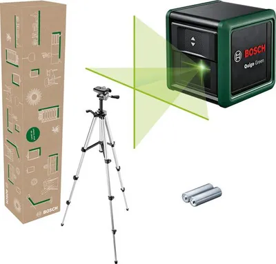 Produktbild von Kreuzlinien-Laser Quigo Green Set, eCommerce-Karton
