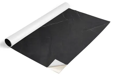 Obrázok produktu pre Fólia na nábytok Tulup – samolepiaca fólia na nábytok – samolepiaca fólia 100 x 50 cm – fólia na skriňu – fólia na nábytok – fólia do kuchyne – vodovzdorná – umývateľná – samolepiaca – bez vzduchových bublín – čierny mramor