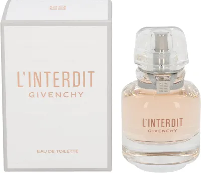 A perfume bottle and its box are displayed side-by-side on a white background.