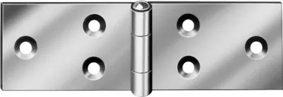 Produktbild von Vormann Tischband breit 120 x 33 mm Edelstahl