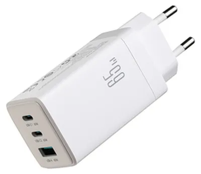 Produktbild von Joyroom JR-TG10 65W GaN 2x USB-C USB-A WandLadegerät mit 100