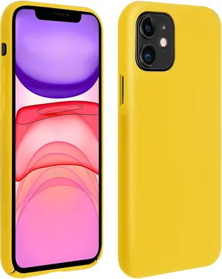 Produktbild von Avizar, Halbsteife Silikonhülle für Apple iPhone 11, Gelb