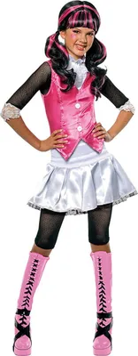 Produktbild von Monster High Draculaura Kostüm  Kinder # Gr. M / 122-128 (5-7 J.)