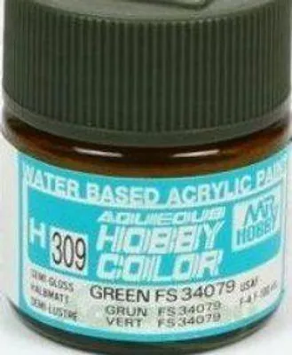 Produktbild von Mr Hobby - Gunze H-309 - Aqueous Hobby Colors (10 ml) Green FS 34079 - Neu