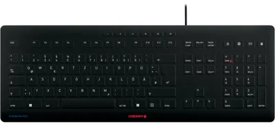 Productafbeelding van CHERRY JK-8502DE-2 CHERRY STREAM PROTECT Toetsenbord bedraad zwart