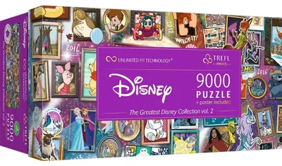 Obrázek produktu pro Trefl, Největší Disney kolekce, svazek 2, puzzle 9000 dílků