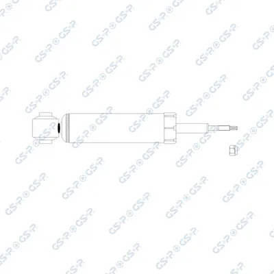 Produktbild von GSP Stoßdämpfer Hinten passend für PEUGEOT 406 (8B) 32114440