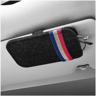 Image de Porte-lunettes de protection universel pour voiture - Noir - Universel - Accessoire automobile - Pour voitures et SUV - Noir