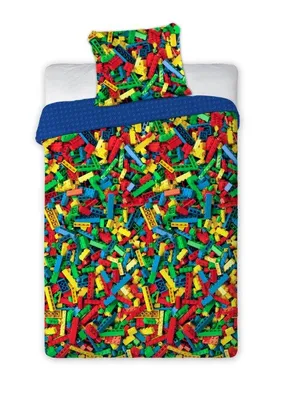Produktbild von Bettwäsche für Kinder und Jugendliche 140x200cm Blöcke 026