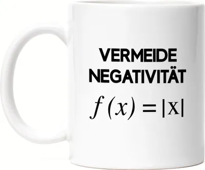 Produktbild von Vermeide Negativität Tasse Lustige Geschenkidee Mathematiker Physiker Formeln Studium