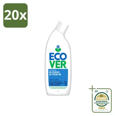 Produktbild von 20 x Ecover Toiletreiniger - Zeebries & Salie - 750 ml - Vorratspackung - 20 Stücke