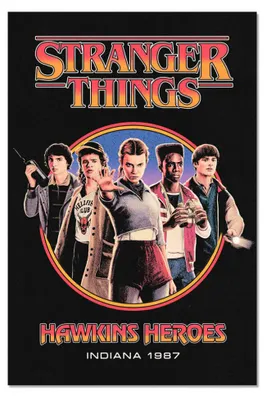 Produktbild von Erik Hawkins Heroes Plakat One Size