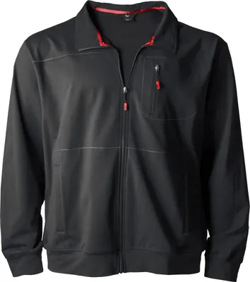 Produktbild von Schwarze Trainingsjacke Authentic Klein Übergröße
