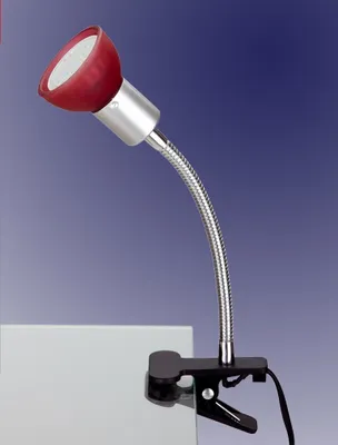 Image de Pince LED spot rouge incl. LED