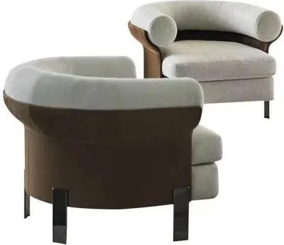 Produktbild von Sessel Modern Sessel Fernseh Couch 1 Sitzer Sofa Textil Stoff