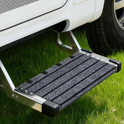 Imagen del producto de Alfombrilla antideslizante para escalones, impermeable, de 50x30 cm, ideal para caravanas y campamentos