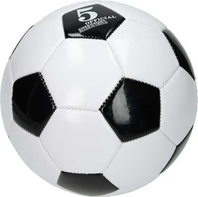 Produktbild von Fußball schwarz weiß Spielball für Kinder - klassisches Design