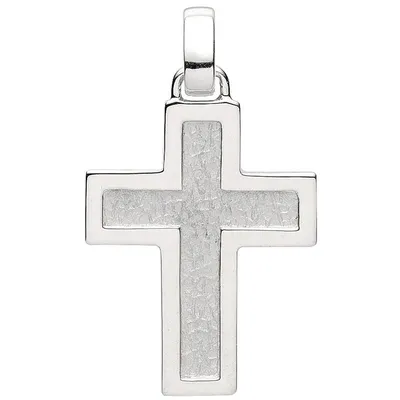 Produktbild von Miamar 27.0013S Herren Anhänger Kreuz Silber