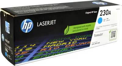 Produktbild von HP 230A Cyan Original LaserJet Toner Cartridge, 1800 Seiten, Cyan, 1 Stück(e)