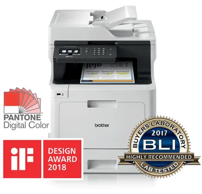 Produktbild von Brother MFC-L8690CDW, Laser, Farbdruck, 2400 x 600 DPI, A4, Direktdruck, Schwarz, Grau