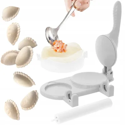 Image de Brunbeste Machine à Pierogi et Raviolis 2-en-1 Facile